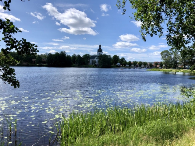 Blick auf Kirche von Filipstad