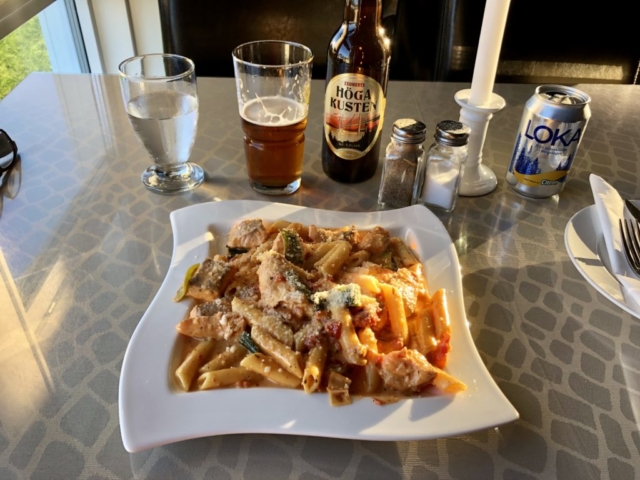 Pasta mit Lachs, dass habe ich mir verdient